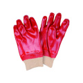 Interlock Liner Glove with PVC Fully Dipped, Knit Wrist, Industria Glove